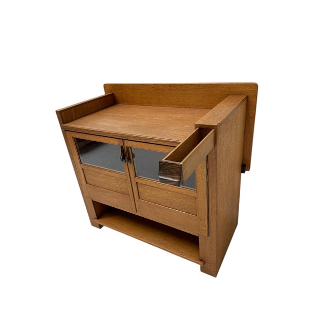 Wood Art Deco Cabinet by Anton Lucas for N.V. Meubelkunst Leiden, 1920s For Sale - Image 7 of 12