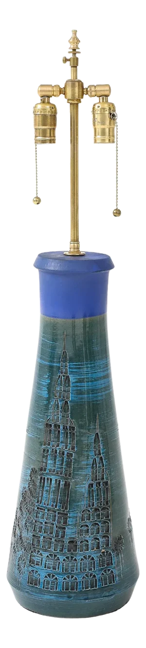Aldo Londi For Bitossi Cityscape Table Lamp
