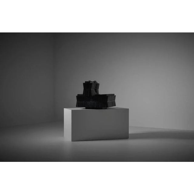 Edison Parra, Abstract Kinetic Composition, 1970s, Plastic & Wood For Sale - Image 3 of 12