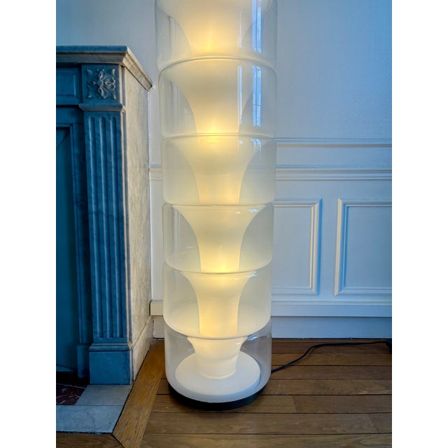 1960s LT316 Floor Lamp by Carlo Nason for Mazzega, 1969 For Sale - Image 5 of 7