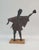 1960s Vintage Brutalist Modernist Welded Steel Figural Sculpture, Signed For Sale - Image 5 of 17