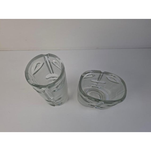 Model 3483 and 3484 Face Vases by Adolf Matura for Sklo Union, 1972, Set of 2 For Sale - Image 17 of 18
