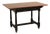 Farmhouse Style Cherry Top Painted Base Dining or Breakfast Table For Sale