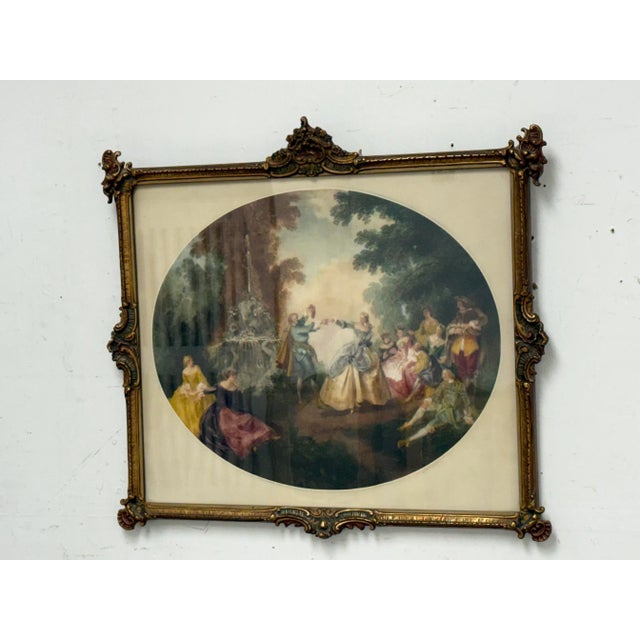 Design Plus Gallery presents a Signed Art Print by Nicolas Lancret entitled Das Menuett. The title Das Menuett by the...