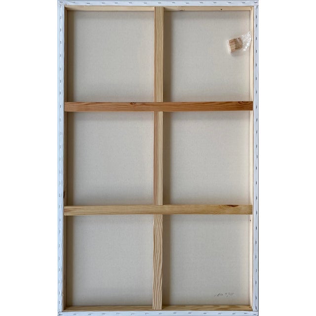 Textile Geiler Gonzalez Painting "Horizon" Acrylic on Canvas For Sale - Image 7 of 7