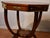 1930s English Regency Mahogany & Leather Top / Mirrored Pair of Side Tables / End Tables For Sale - Image 11 of 18