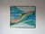 1970’s Vintage Expressionist Abstract Acrylic on Canvas Painting in Gold Aluminum Frame For Sale - Image 4 of 12