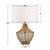 Woven Wicker Gia Table Lamp For Sale - Image 4 of 4
