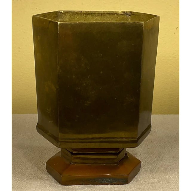 1920s Antique Bronze Jewlery Box For Sale - Image 10 of 12