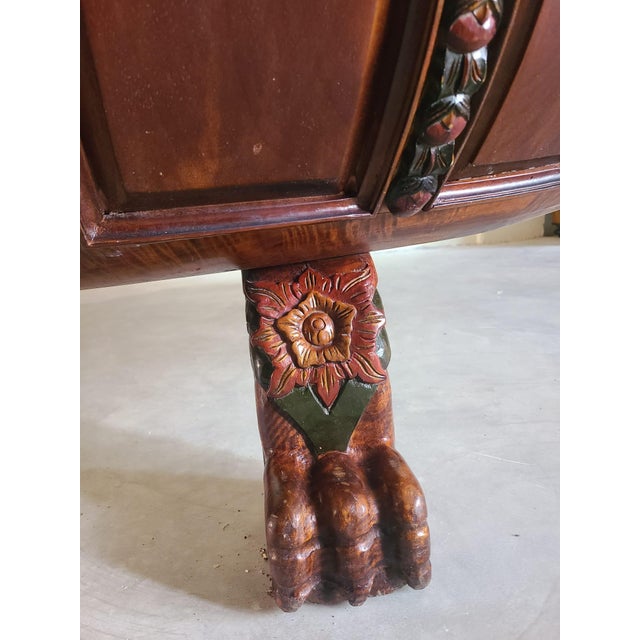 Antique French Empire Style Lit Bateau Bed in Carved Wood, 1880 For Sale - Image 18 of 18