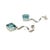 Natural Aquamarine Diamond Earrings 14k Gold 8.15 TCW Certified For Sale - Image 11 of 13