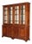 Walnut-Stained Fir Bookcase For Sale