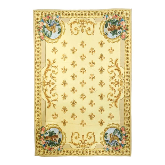 Aubusson Rug 6' X 9' For Sale