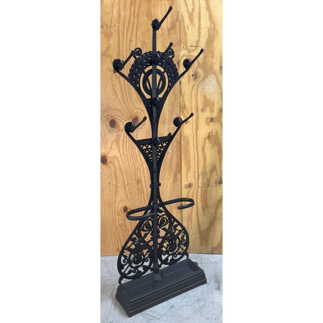 Christopher Dresser for Coalbrookdale, Cast Iron Aesthetic Movement Hall Stand For Sale - Image 10 of 12