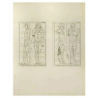 Jean François Poletnich, Satyr, Etching, 18th Century For Sale