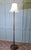 Beech Floor Lamp with Linen Shade, 1930 For Sale - Image 3 of 7