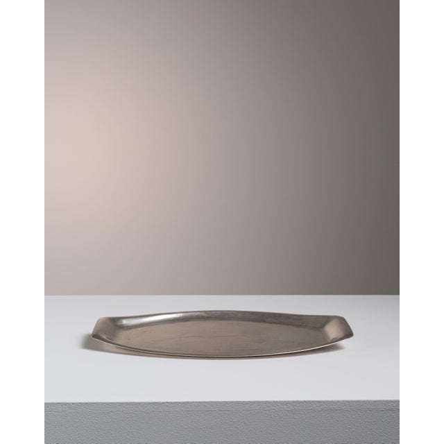 20th Century French Silver-Plated Tray For Sale - Image 13 of 15