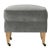 Contemporary Alcott Ottoman, Seal Velvet For Sale - Image 3 of 8