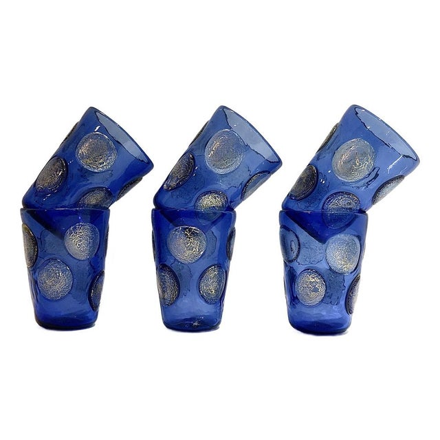 Tequila Drinking Set in Murano Glasses by Mariana Iskra for Ribes Studio, 2004, Set of 6 For Sale - Image 15 of 15