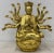 Bronze Gilded Cast Bronze Buddha With Multiple Arms Early to Mid 20th C. For Sale - Image 8 of 8