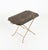 Mid-Century Goatskin and Brass Serving Folding Tables by Aldo Tura, Italy, 1960s For Sale - Image 10 of 18