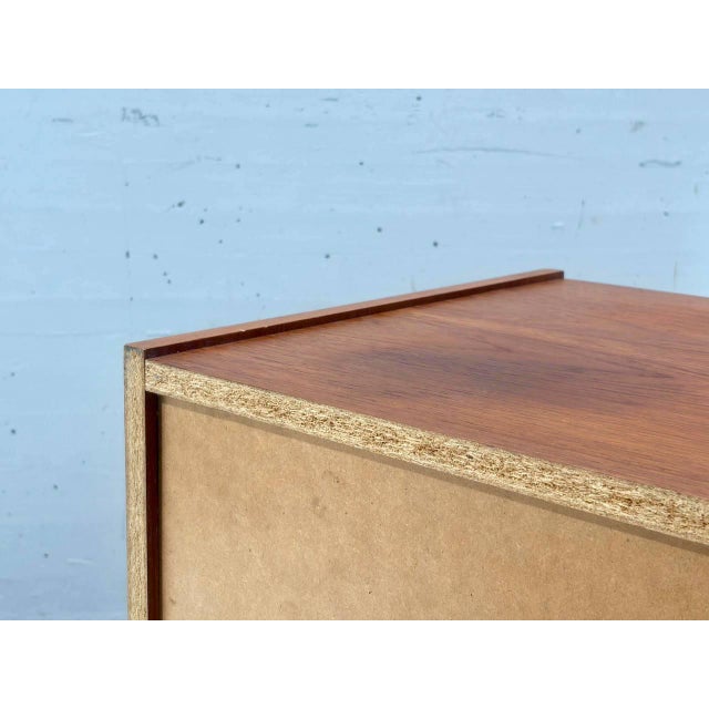 Brown Long Mid-Century Danish Teak Chest of Drawers, 1960s For Sale - Image 8 of 12