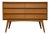 Vintage German Walnut Chest of Drawers, 1950s For Sale