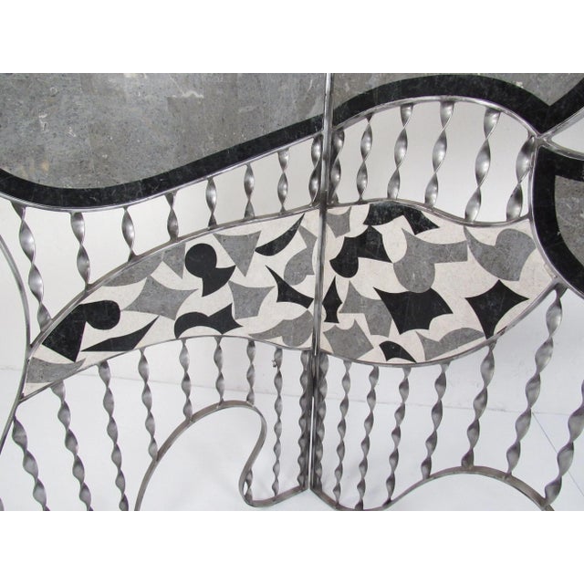 Late 20th Century Late 20th Century Modern Decorator Screen For Sale - Image 5 of 11