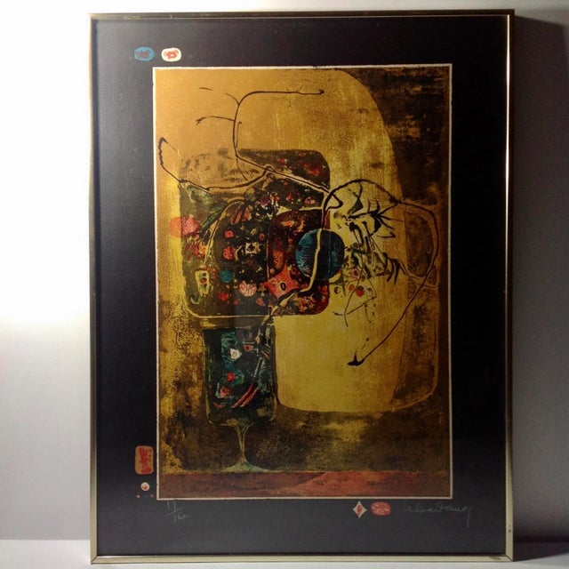 Mid Century Color Lithograph by Hoi Lebadang Check out more of our exceptional values by clicking The Splā logo below. We...