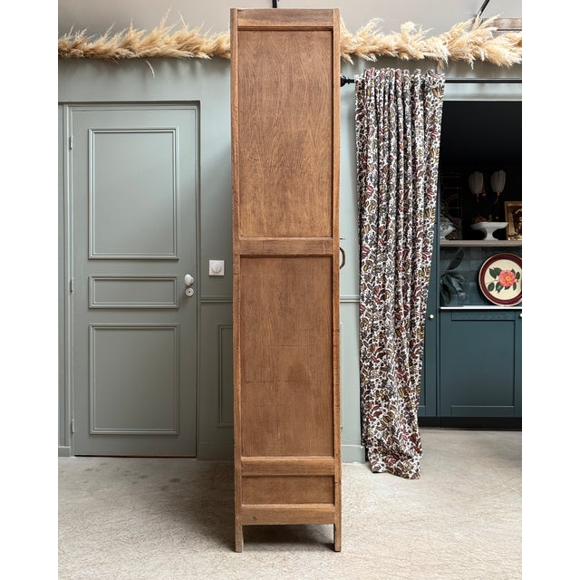 Art Deco Oak Bonnetière, 1930s For Sale - Image 6 of 15