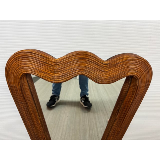 Glass Jonathan Adler Riviera Ripple Mirror For Sale - Image 7 of 11