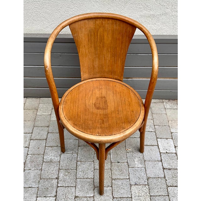 Early 20th Century Bentwood Armchair from Fischel, 1920s For Sale - Image 3 of 10