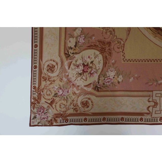 Handwoven Koberec Rug from Aubusson For Sale - Image 4 of 5