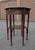 Antique Round Oak Side Table with Lattice Work, 1890s For Sale - Image 13 of 18