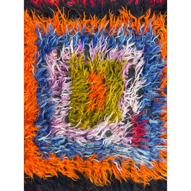 Colorful Turkish Angora Runner For Sale In San Francisco - Image 6 of 12