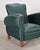 Pair of 20th Century French Art Deco Period Green Club Chairs For Sale - Image 10 of 17