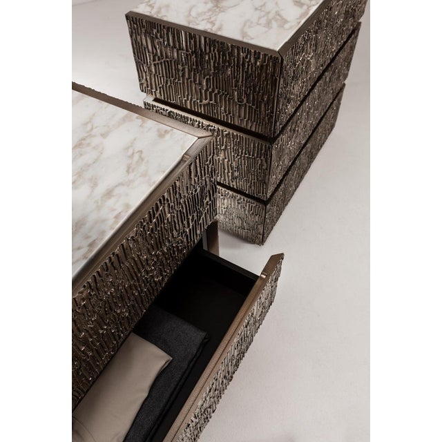 Not Yet Made - Made To Order Bark Dresser Sideboard by Laura Meroni For Sale - Image 5 of 8