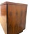 Wood Vintage Mid-Century Modern Two-Drawer Nightstand With Book-Matched Wood Grain. For Sale - Image 7 of 10