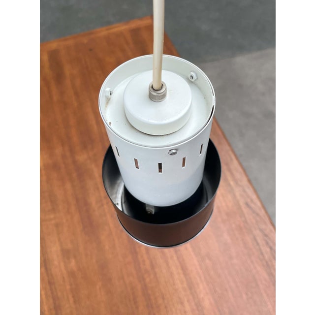 Mid-Century Dutch Minimalist Pendant Lamps attributed to Louis Kalff for Philips, 1950s, Set of 4 For Sale - Image 16 of 18