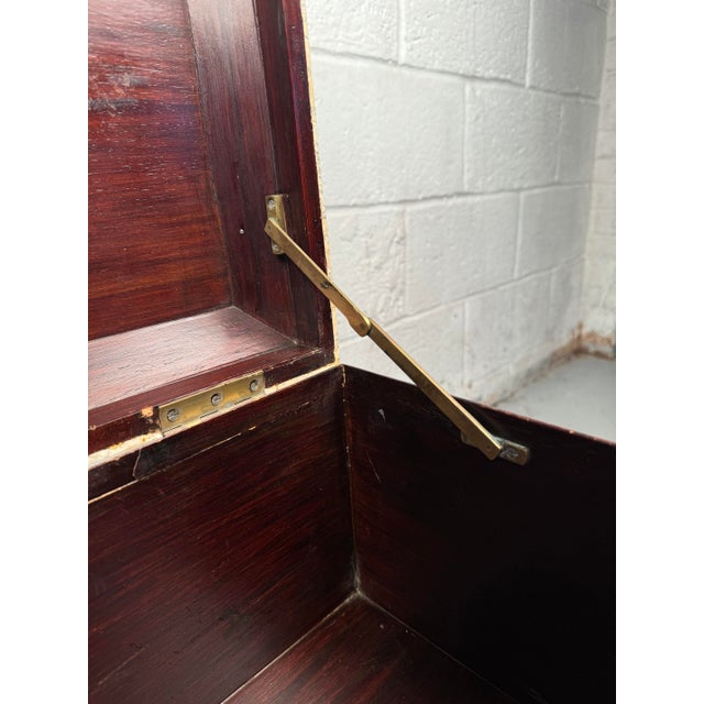 Mid 20th Century Vintage Maitland Smith Tessellated Marble Box For Sale - Image 9 of 12