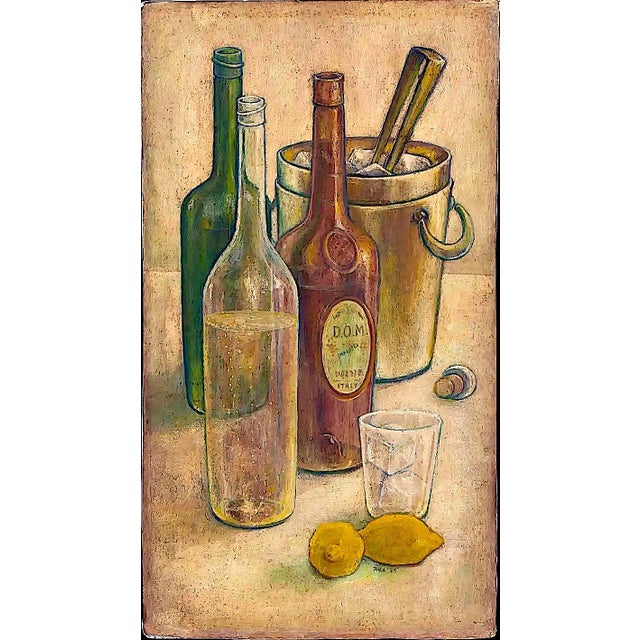 American “Still Life With Bottles” by Anne Estell Rice (1877-1959) For Sale - Image 3 of 8