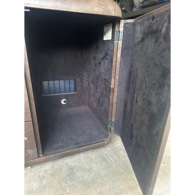2010s 2018 Timothy Oulton Hudson Leather Bar Cabinet For Sale - Image 5 of 7
