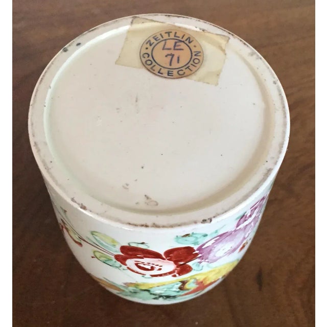 Ceramic 18th Century English Staffordshire Pearlware Tea Caddy For Sale - Image 7 of 10