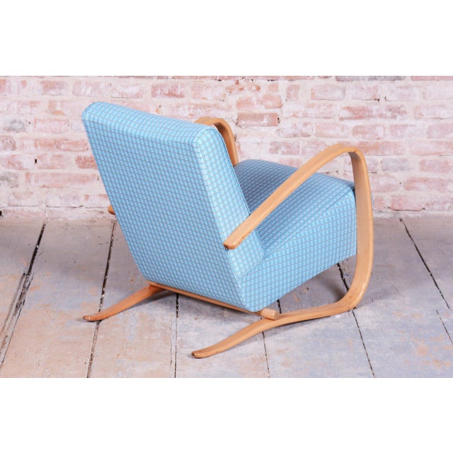 Czech Art Deco H-269 Armchair by J. Halabala for Up Závody, 1930s For Sale - Image 9 of 12