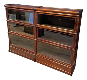 Modular Bookcase from Globe Wernicke, 1890s, Set of 6