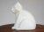 Super cool Art Deco cubist cat sculpture designed by Karin Swildens for Austin Productions from 1989. Made of plaster with...