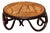 Antique Vienna Secession Bent Oak & Cane Footstool Attributed to Jacob and Josef Kohn for Thonet For Sale