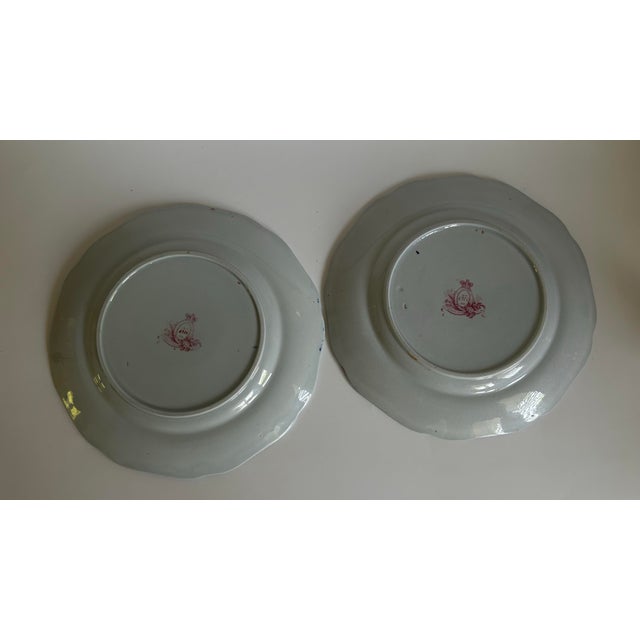 Antique English Imari Plates by John Ridgway & Co, c.1830s Staffordshire - a Pair For Sale - Image 9 of 10