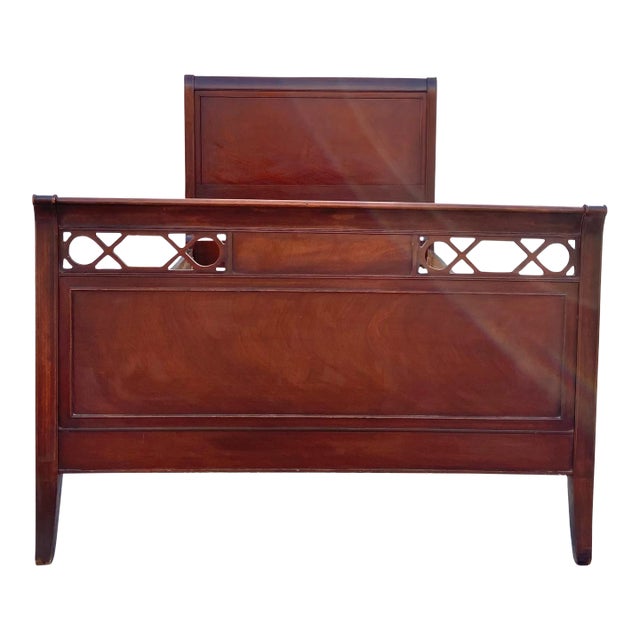 Twin Size Sleigh Bed Frame For Sale