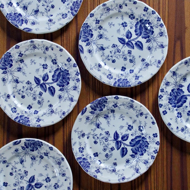 Vintage Italian Plates by Quadrifoglio, 1980, Set of 6 For Sale - Image 4 of 8